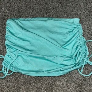 Turquoise Ruched Bottoms